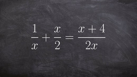 Solving a rational equation