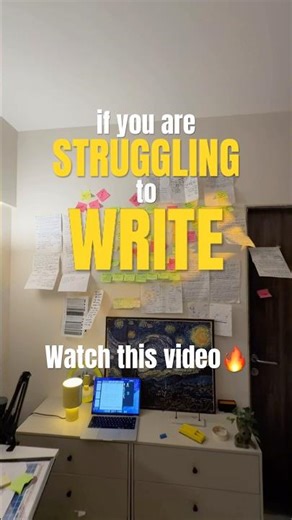 If you are struggling to write, watch this video! #writersblock #howtowrite