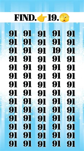 👉 19 #number #shorts #ढूंढो #find the odd number #mathematics #paheliyan #trandingshorts 🗣️