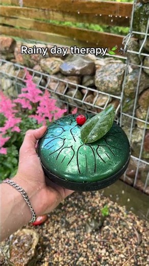 A little backyard magic😇🌧️#garden #home #rain #nature #relaxing