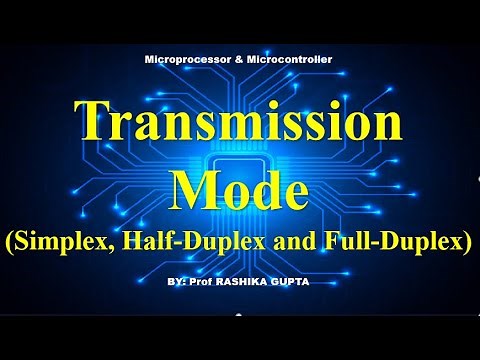 Data Transmission Mode - Simplex, Half-Duplex and Full-Duplex and it's comparison.