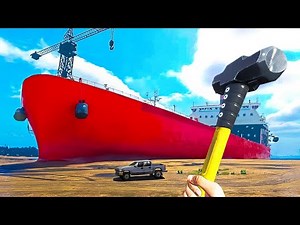 Scrapping the BIGGEST SHIP in Ship Graveyard Simulator 2!