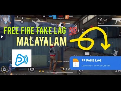 Free Fire Fake Lag Trick Malayalam 🔥 | How to use Fake Lag in FF | 100% Working