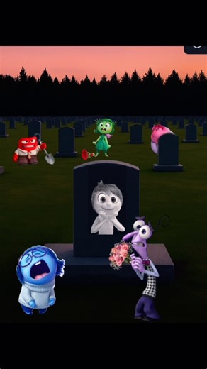 Inside Out Heartbreaking Scene… All Emotions Gather at the Grave 😢🖤 #funny #insideout #pov #shorts