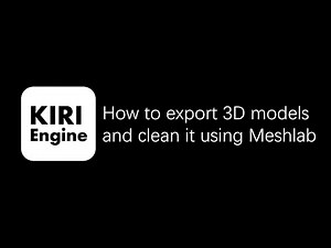 How to export 3D model to your favorite 3D editor