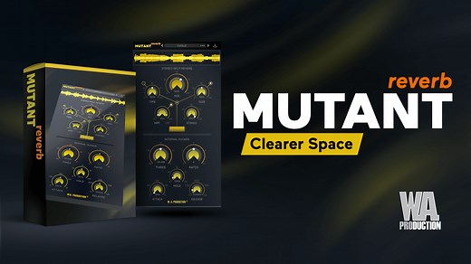 Mutant Reverb by W. A. Production - Reverb Plugin VST VST3 Audio Unit AAX
