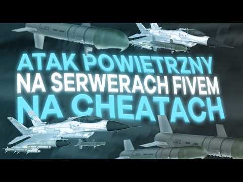 ZAATAKOWAŁEM SERWER FIVEM NA CHEATACH SAMOLOTEM WOJSKOWYM 😎
