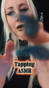 Tapping your worries away with the most special eagle claw nails #ASMR #ASMRtapping