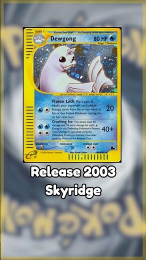 Every Dewgong Pokémon Card Ever #pokemoncards