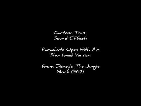 Cartoon Trax Sound Effect: Parachute Open with Air Shortened Version from Disney's TJB (1967)