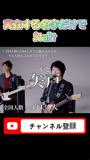 実在する名字だけでStaRt #ミセス #ミセスグリーンアップル #MrsGreenApple #start #名字 #苗字 #替え歌 #shorts #おすすめ