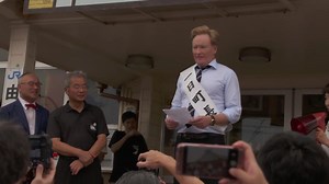 Conan travels to Japan's Conan Town, thus fulfilling his destiny