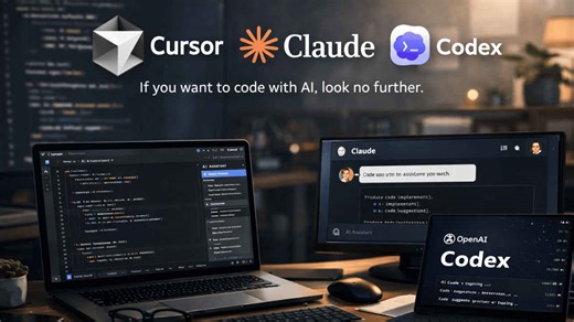 Cursor, Claude, Codex: If you want to code with AI, look no further