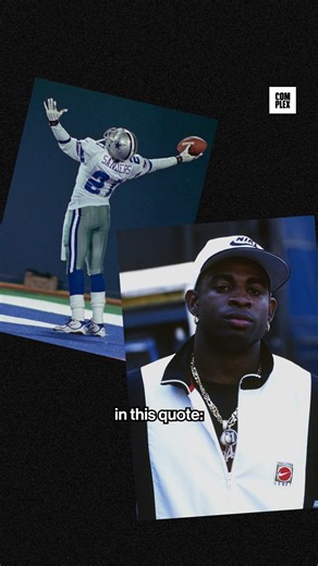 head of tonight’s NFL Draft, we wanted to shed some light on a trailblazer in athlete style, Deion Sanders. Primetime’s flashy gold jewelry, tailored suits, and Nike cleats laid the blueprint that countless players still emulate over three decades later. The Hall-of-famer truly embodied his famous saying: “If you look good, you feel good. If you feel good, you play good.” He’s an off-court legend Voiceover by @jasperrose_iii | Complex