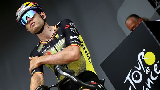 La Visma - Lease a Bike très offensive sans Wout van Aert, rapidement décroché : 'Je le sens moins impliqué, peut-être que quelque chose s'est cassé', avance Rodrigo Beenkens - RTBF Actus