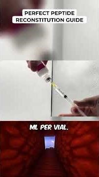 Perfect Peptide Reconstitution Guide