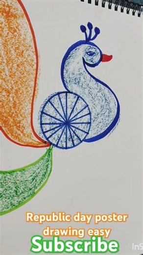 Republic day poster drawing easy