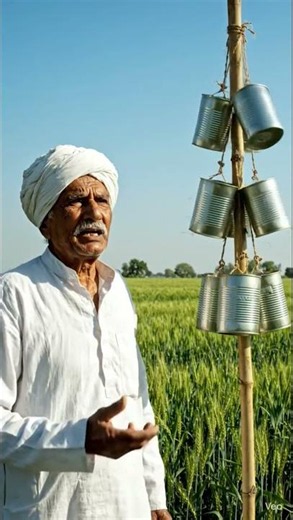 chidiya khet se bhagane ka desi jugad