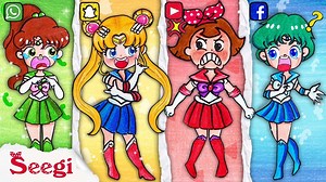 10K views · 462 reactions | Amazing SAILOR MOON Transformations | Fashion Social Media Trends | Seegi Channel #seegi #animation #asmr #stopmotion #dolls #seegichannel #paper #stopmotionpaper | Stop Motion Paper ASMR | Facebook
