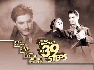 The 39 Steps (1935) UK DVD Menu, Region 2