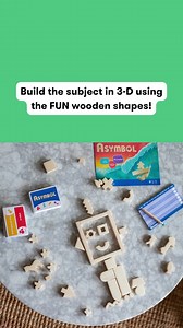 Tonight, we're playing Asymbol! This hilarious building game focuses on creativity and spatial reasoning. Players take turns picking a category card and building the subject using 3-D shapes while other players try to guess what you are making. It's a game night favorite that is perfect for adult gaming or family fun! Play it with 3-6 players, ages 8 . Click the link to shop our Social Games: https://bit.ly/socialgamesfb #SimplyFun | SimplyFun