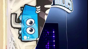 CAI&SEN Personalized Lightbox Business Sign | Custom Business Logo Sign | Sign for Office Storefront | can be used for Bar Game Room Home Business Shop Name Logo lightbox