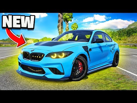 Buying a NEW BMW F87 M2 Build - Realistic BeamNG Drive with Steering Wheel