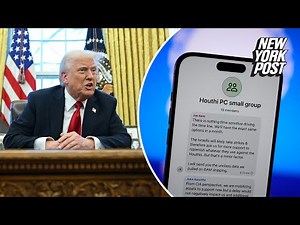 Trump claims Signal could be 'defective' and calls the blunder a 'witch hunt'