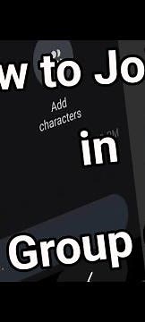 How to Join in c.ai Group Chat? Tutorial!!