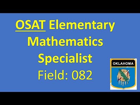 OSAT Elementary Mathematics Specialist Field 082 – Math Practice Problem