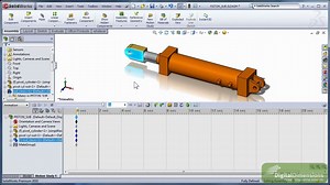 SolidWorks 运动动画-牵拉拖拽