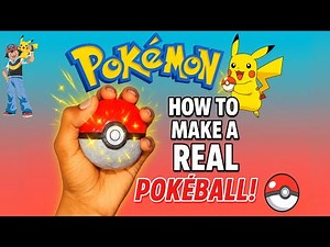 🧢✨ MAKE YOUR OWN POKÉBALL! 🔴⚪| 📄 Easy Paper DIY 🔥 | 🎯 Full Pokémon Tutorial Inside! #pokemon
