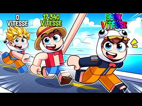 Every second +1 SPEED in ANIME Character to DEFEAT Villains in ROBLOX!