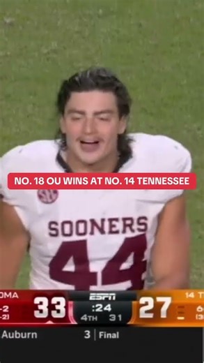 CRUCIAL WIN FOR NO. 18 OU