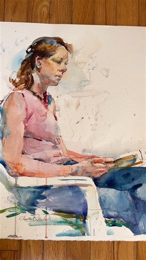 Sarah Reid on Instagram: "Model Reading. By Charles Reid"