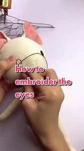 Learn How to Embroider Eyes for Handmade Dolls