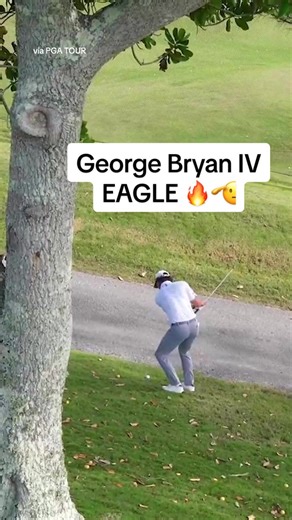 Get this man his TOUR card already! 🔥🤯 George Bryan IV @Bryan Bros Golf with an EAGLE holeout from way below the 7th green at the Butterfield Bermuda Championship! 🎥 @PGATOUR #golf #golftok #golftiktok #tiktokgolf #pga #pgatour #georgebryan #bryanbros #bryanbrosgolf #bryanbrothers #54degree #eagle #golfeagle #golfshot #golflife #bermuda