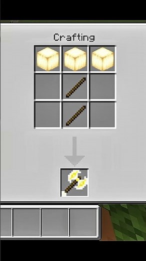 Crafting a Lightning Axe ⚡ in Minecraft #shorts #minecraft #mcpe