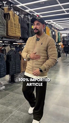 Turbo Imported Puffer Jacket | Travel & Outdoor Winter Wear