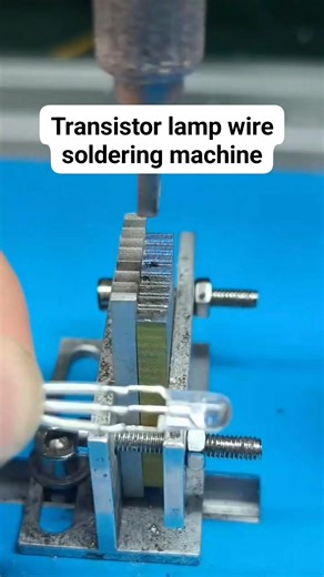 9.7K views · 26 reactions | Transistor lamp wire soldering machine simple operation, high efficiency #TransistorLampSoldering #PCBWireSoldering #MotorWireSolderingMachine | Laptop Repair Secrets | Facebook