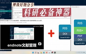 【Endnote CNKI/SCI Helper】两步快速下载中英文文献，解放科研狗必备插件！！