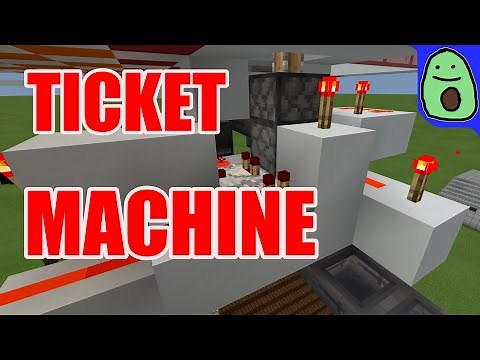 Making A Ticket Machine In Minecraft Bedrock