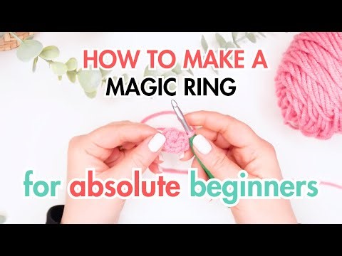 How to Crochet a Magic Ring for Beginners | Step by Step SLOWLY (No More Unraveling!)