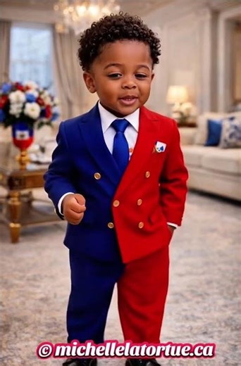 Lil’ Joy ap onore Dieudonné Larose 🙏 #cute #bebedanse #liljoydancing #viralvideo