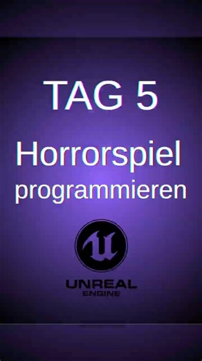 Tag 5 ein Horrorspiel zu programmieren #developer #indie #horror #unrealengine4