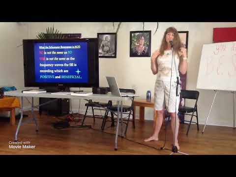 Schumann Resonance Talk Nov 2019 at Kashi Permaculture Convergence with Dr. Susan Keiffer, PhD, MH