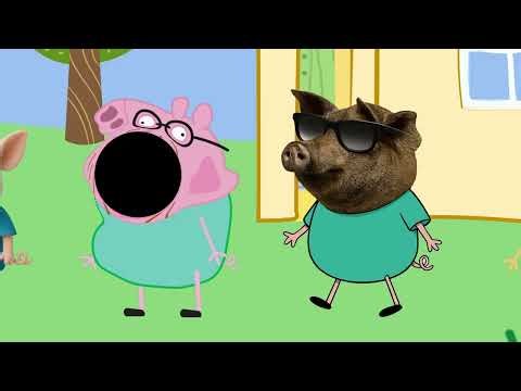 Peppa Pig and George Pig screamed loudly------peppa funny cartoon
