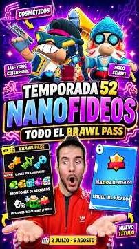 Season 52 Brawl Pass Title, Skins, cosmetics and more! Thanks for the support! #BrawlStars