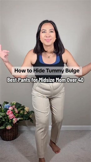Ma Potemkin | Trying to hide a tummy bulge? Thin, light-beige tapered pants are the worst—they cling, highlight every crease, and offer zero structure,... | Instagram