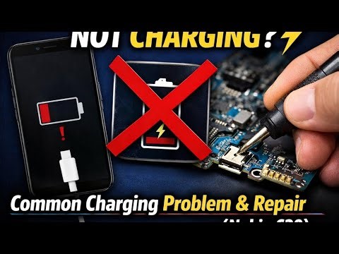 Common Charging Problem & Repair Ep1(Nokia C20)#repair #techyoutuber #diyrepair